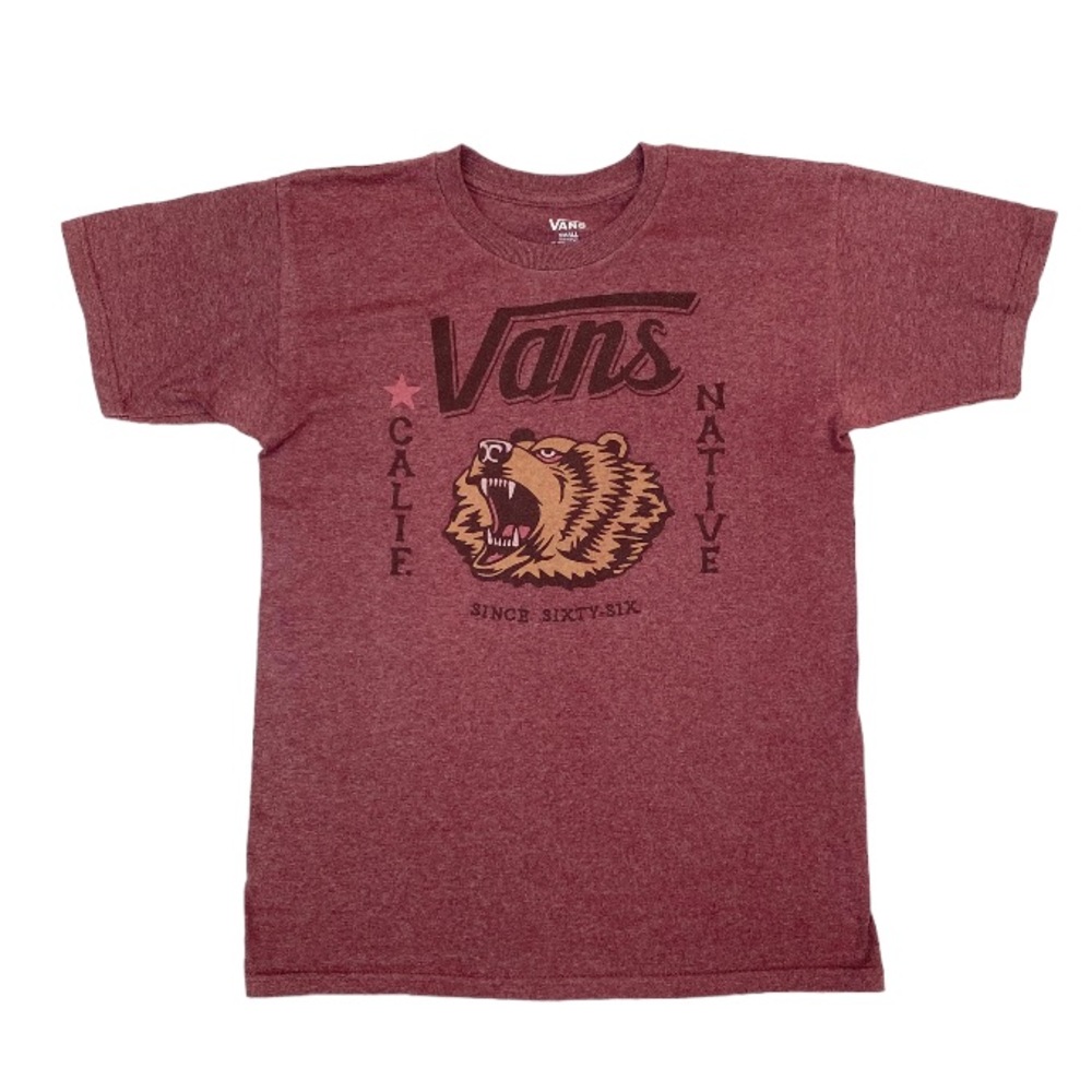 Vans Mens T-Shirt California Native Logo Crew Neck
